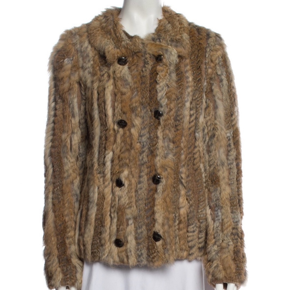 AUTHENTIC Marc Jacobs 100% Rabbit Fur Coat